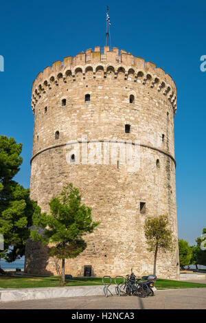 Weißer Turm. Thessaloniki, Griechenland Stockfoto