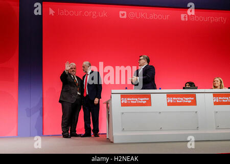 The Labour-Parteitag besucht auf 25.09.2016 bei ACC Liverpool, Liverpool. Personen im Bild:. Bild von Julie Edwards. Stockfoto