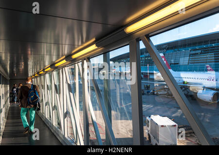 Zürich Flughafen, Flughafen Zürich, auch bekannt als Flughafen Kloten, der größte internationale Flughafen der Schweiz wichtigste Hub o Stockfoto