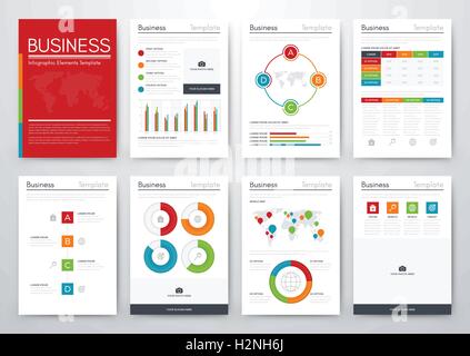 Modernen Infografik-Vektor-Konzept Stock Vektor