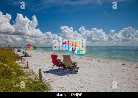 Lighthouse Beach auf Sanibel Island auf den Golf von Mexiko Südwestküste von Florida Stockfoto