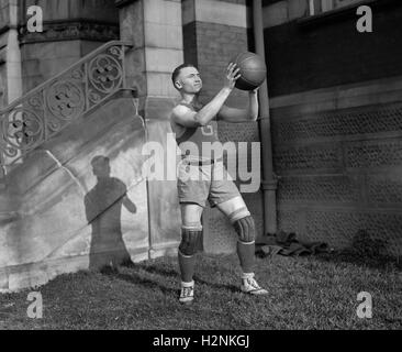 Basketball Spieler, Gallaudet University, Washington DC, USA, National Photo Company, 1921 Stockfoto