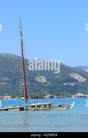 Schiffbruch in Alykes Zakynthos Insel in Griechenland Stockfoto