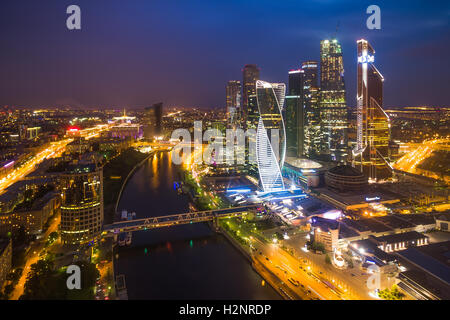 Moskau International Business Center (Moskau) Stockfoto