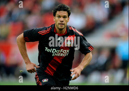 Michael Ballack, Fußball-Qualifikationsspiel zur UEFA Champions League 2010/2011, Bayer Leverkusen 3, Tavriya Simferopol 0 Stockfoto