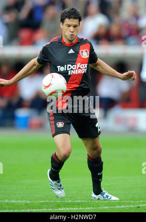 Michael Ballack, Fußball-Qualifikationsspiel zur UEFA Champions League 2010/2011, Bayer Leverkusen 3, Tavriya Simferopol 0 Stockfoto