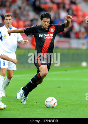 Michael Ballack, Fußball-Qualifikationsspiel zur UEFA Champions League 2010/2011, Bayer Leverkusen 3, Tavriya Simferopol 0 Stockfoto