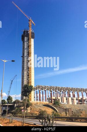 Weltweit größte Moschee entsteht in Algier Algeria.Mosque haben höchste Minarett. Stockfoto