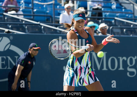 Ana Ivanovic (SRB) im Wettbewerb bei den US Open 2016 Stockfoto