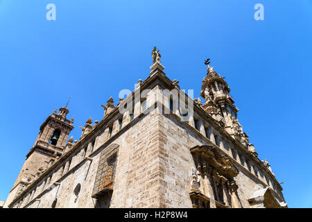 Kirche von San Juan del Mercado (echte Parroquia de Los Santos Juanes) In Valencia Stockfoto