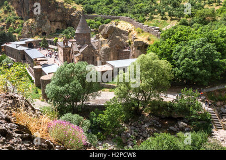 Kloster von Geghard in Armenien. Stockfoto