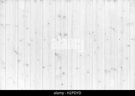 Natürliche weiße Holzwand Hintergrundtextur Foto Stockfoto