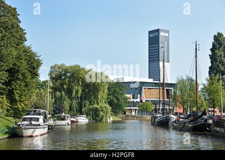 Leeuwarden Niederlande Friesland Fryslan Achmeatower Stockfoto