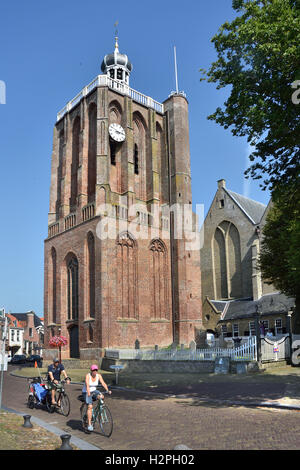 Workum Friesland Holland Sint Gertrudiskerk Kirche 15e-16e Jahrhundert Stockfoto