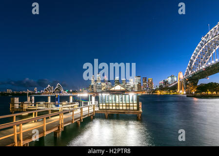 Jeffrey Street Pier, Sydney Harbour Stockfoto