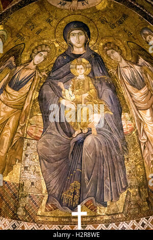 Mosaik-Decke in der Kathedrale von Messina auf Sizilien Stockfoto