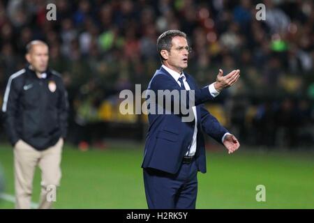 Metz, Frankreich. 1. Oktober 2016. Französische Fußball-Liga 1. FC Metz gegen Monaco. Hinschberger Philippe Manager FC Metz Credit: Action Plus Sport/Alamy Live News Stockfoto