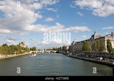 Musée d ' Orsay, Musée d ' Orsay, am Fluss Seine, Paris, Frankreich, Europa Stockfoto