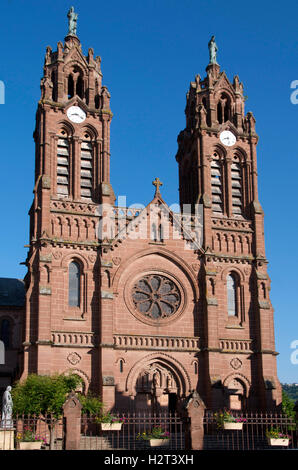 Kirche von Espalion, Aveyron, Frankreich, Europa Stockfoto