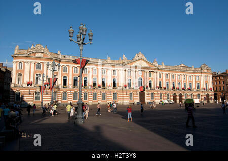 Place du Capitole, Toulouse, Haute Garonne, Frankreich, Europa Stockfoto