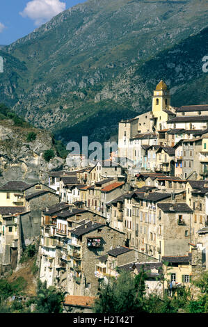 Dorf Saorgue, Alpes Maritimes, Frankreich, Europa Stockfoto