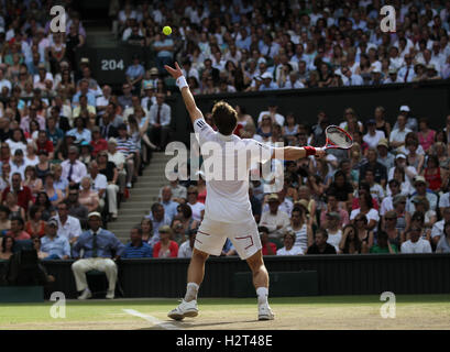 Andy Murray, Great Britain, Wimbledon 2010 ITF Grand-Slam-Turnier, Wimbledon, England, Vereinigtes Königreich, Europa Stockfoto