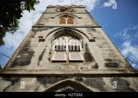 Barbados St. John Parish Kirche gotische äußere historische Geschichte bedeutende Wahrzeichen Kirche Religion religiöse Bogen Stockfoto