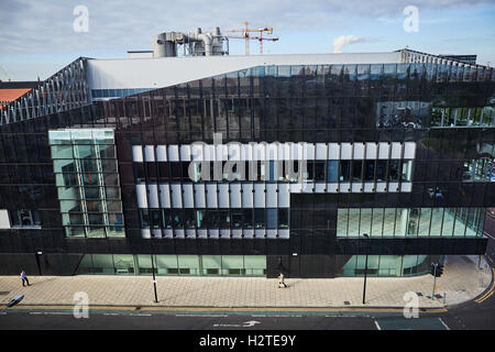 Manchester University Graphen Institut nationales Forschungsinstitut Zentrum Wahrzeichen Gebäudearchitektur architektonische Jesti Stockfoto