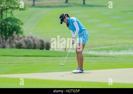 CHONBURI - 27. Februar: Leiter t von Thailand in Honda LPGA Thailand 2016 im Siam Country Club, Pattaya Old Course auf Februar. Stockfoto