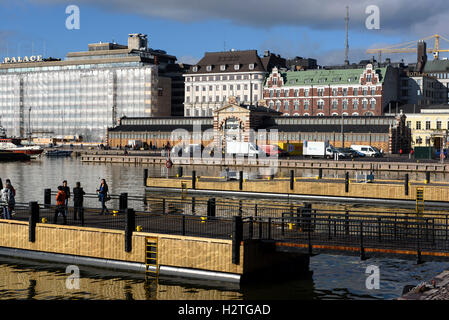 Alte Markthalle in Wanhakaupahalli, Helsinki, Finnland Stockfoto