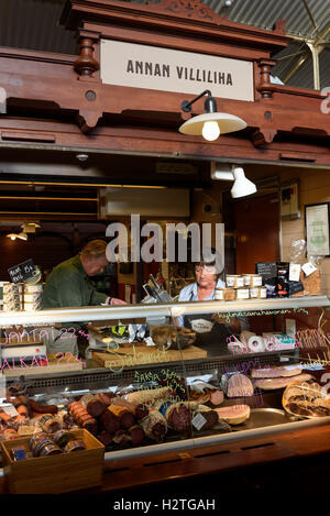 Alte Markthalle in Wanhakaupahalli, Helsinki, Finnland Stockfoto