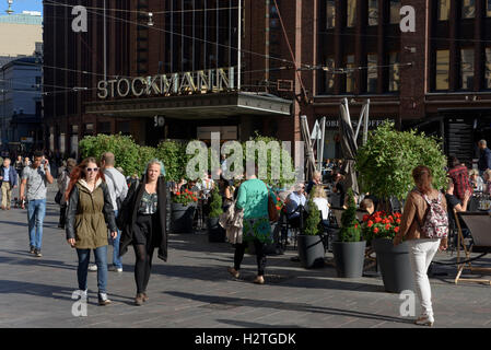 im Kaufhaus Stockmann, Helsinki, Finnland Stockfoto