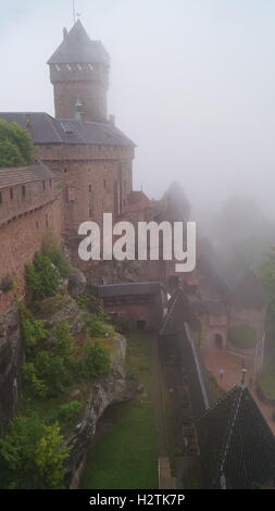 Château Du Haut-Kœnigsbourg Stockfoto