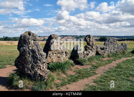 Die Rollright Stones Stockfoto