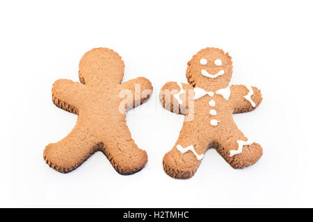 Konzept der Persönlichkeit, Lebkuchen-Mann. Stockfoto