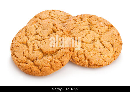Hafer Cookies isoliert Stockfoto