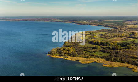 Luftbild, Nationalpark Müritz, Rechlin, Mecklenburg Tiefland Ebene voll von Seen, Mecklenburg-West Pomerania, Deutschland, Stockfoto