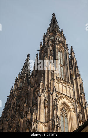 St. Vitus Cathedral in Prag Schlosspark. Stockfoto