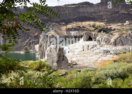 Atemberaubende Aussicht auf die Shoshone Falls in Twin Falls, Idaho, USA Stockfoto