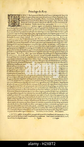 Gvlielmi Rondeletii... Libri de Piscibus Marinis BHL417 Stockfoto