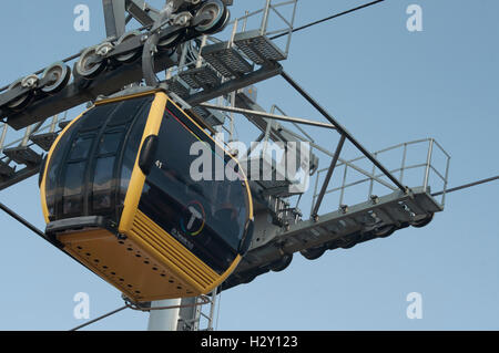 Mi Teleferico, die Seilbahn-System seit 2014 in La Paz tätig Stockfoto