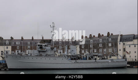 Christopher Nolan wird fortgesetzt, um den film "Dünkirchen" in Weymouth Hafen Featuring: Atmosphäre, Aussicht wo: Weymouth, Großbritannien: 28. Juli 2016 Stockfoto