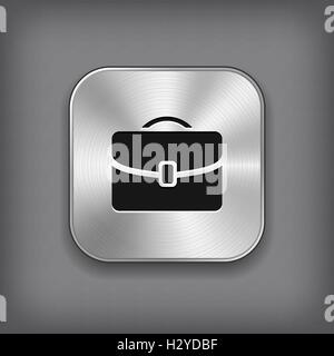 Fall-Symbol - Taste "Vektor Metall app" Stock Vektor