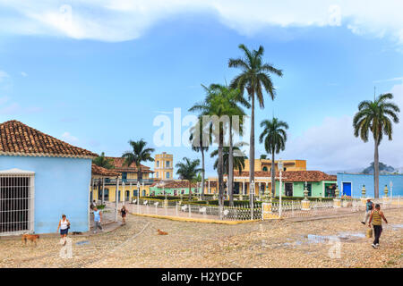 Plaza Mayor, Trinidad, Kuba Stockfoto