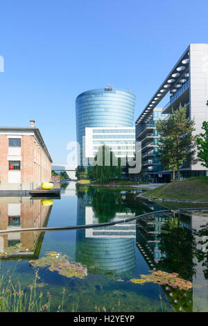 Wien, Wien: Büro- und Wohnquartier "Viertel Zwei", OMV-zentrale 02., Wien, Österreich Stockfoto