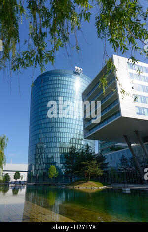 Wien, Wien: Büro- und Wohnquartier "Viertel Zwei", OMV-zentrale 02., Wien, Österreich Stockfoto