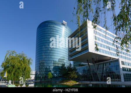 Wien, Wien: Büro- und Wohnquartier "Viertel Zwei", OMV-zentrale 02., Wien, Österreich Stockfoto