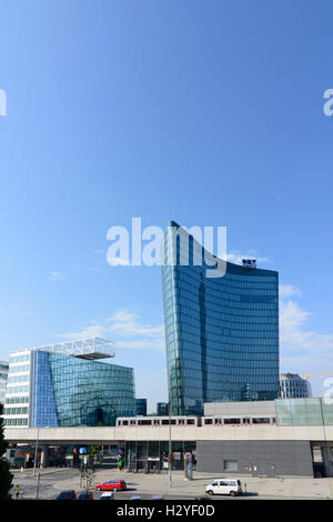 Wien, Wien: Büro und Wohn-Viertel "Viertel Zwei", OMV Hauptsitz, u-Bahn, 02., Wien, Österreich Stockfoto