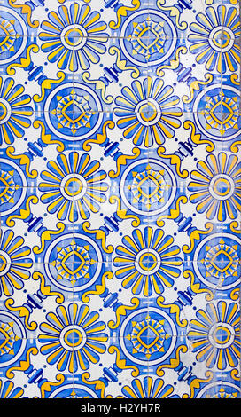Portugal Azulejos Kacheln Wand Stockfoto