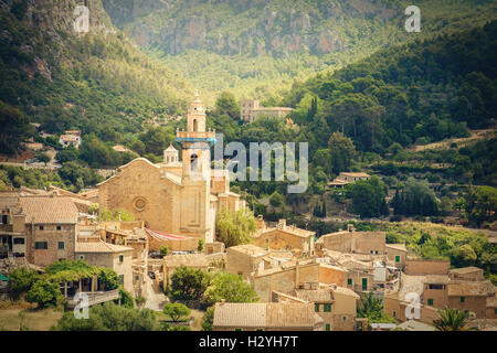 Valldemossa Landschaft Stockfoto